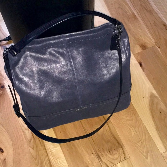 Coach Handbags - Coach handbag metallic blue